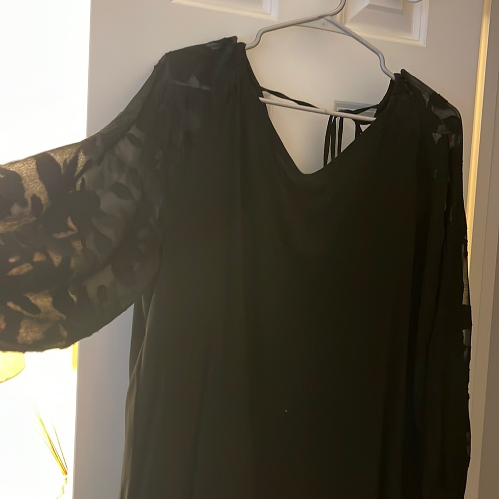 Loft Rayan and chiffon mixed media